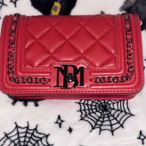 Badgley Mischka Red Crossbody Bag